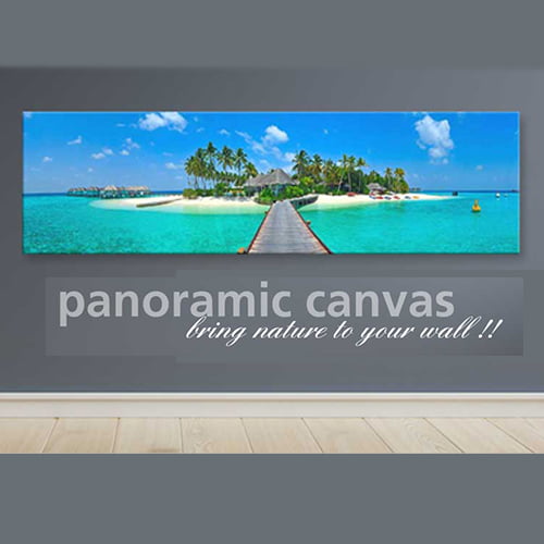 Panoramic canvas